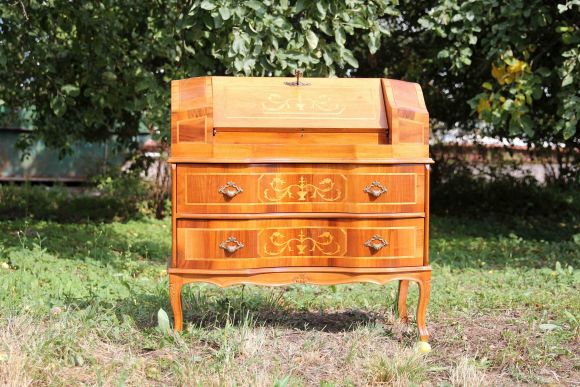 Итальянский старинный секретер-бюро