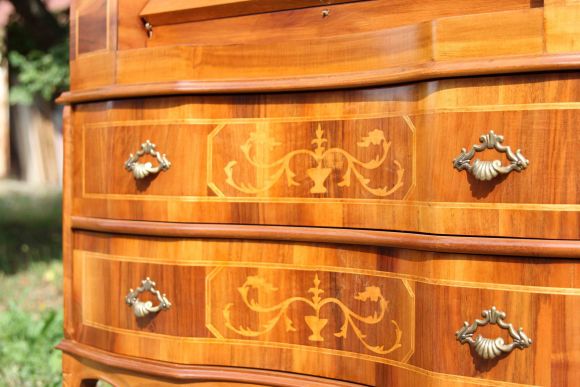 Итальянский старинный секретер-бюро
