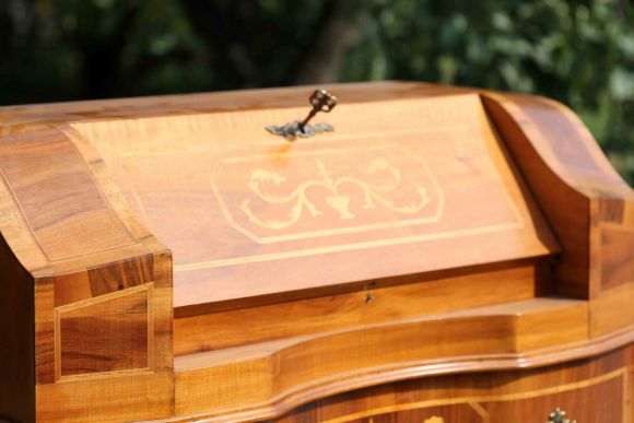 Итальянский старинный секретер-бюро