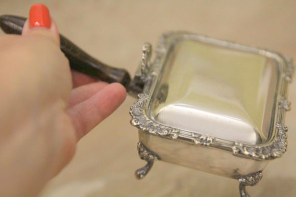 Посеребренный молчаливый дворецкий. Великобритания. Начало 20 века.