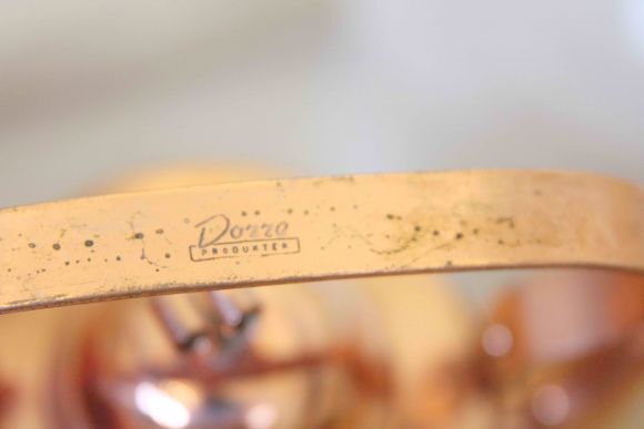 Медный винтажный чайник 