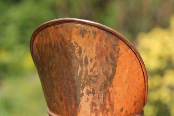 Антикварный полированный зольник с классическим голландским сюжетом