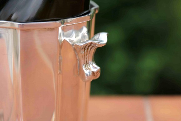 КУЛЕР или винтажное ведро для охлаждения шампанского с градусником. 