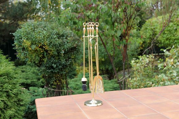 Антикварный комплект для камина. Европа. Начало 20 в