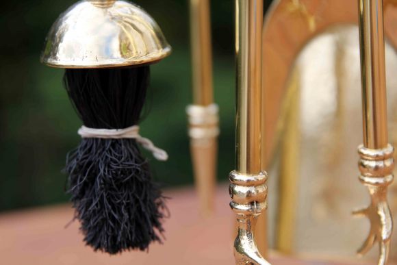 Антикварный комплект для камина. Европа. Начало 20 в