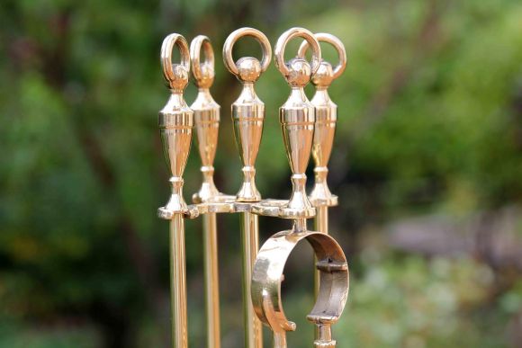 Антикварный комплект для камина. Европа. Начало 20 в