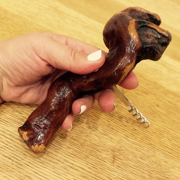 Интересный  штопор из корня винограда. Европа. Начало 20 века