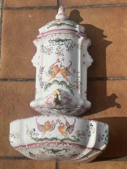 Винтажный набор в ванную комнату