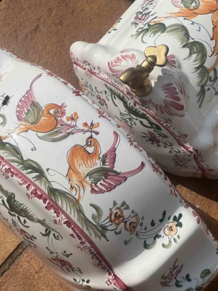 Винтажный набор в ванную комнату