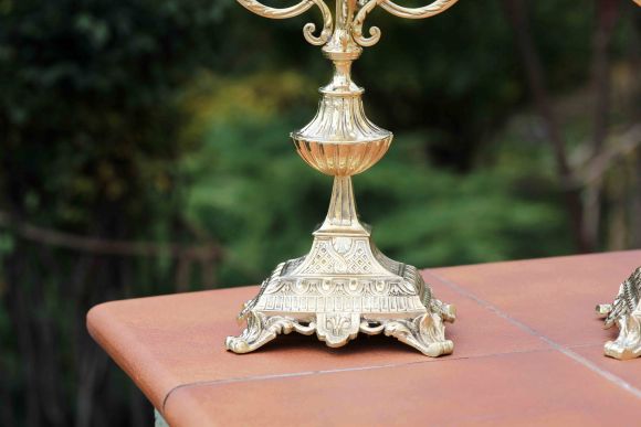 Роскошная пара подсвечников. Европа. Начало 20 в