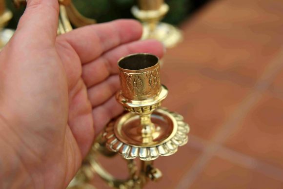 Роскошная пара подсвечников. Европа. Начало 20 в