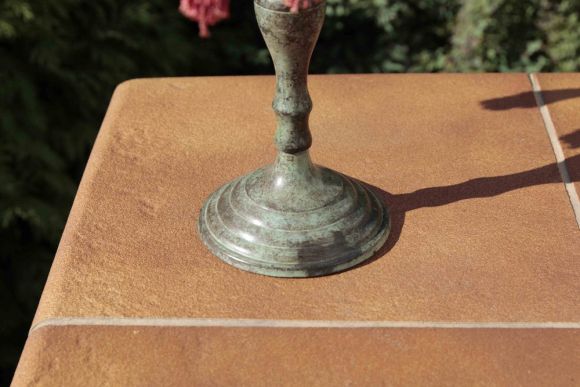 Старинный бронзовый канделябр на пять свечей. Конец 19 века