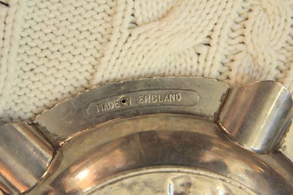 Шикарная большая пепельница для сигарет. Англия. ХХ век