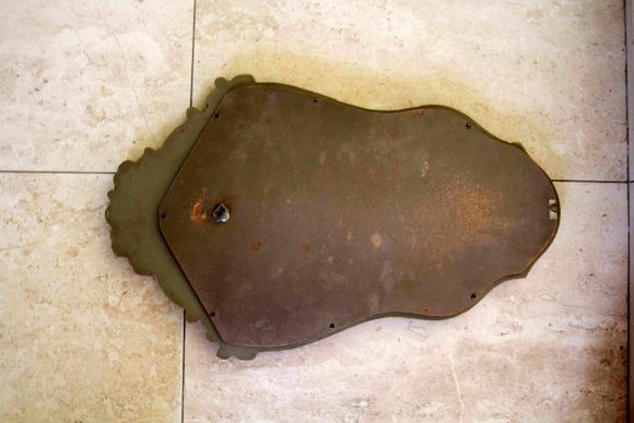  Очаровательное зеркало в золоте и патине