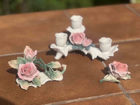 Фарфоровый подсвечник KARL ENS