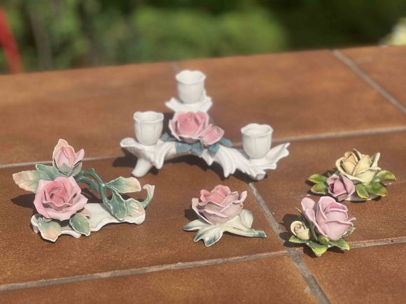 Фарфоровый подсвечник KARL ENS