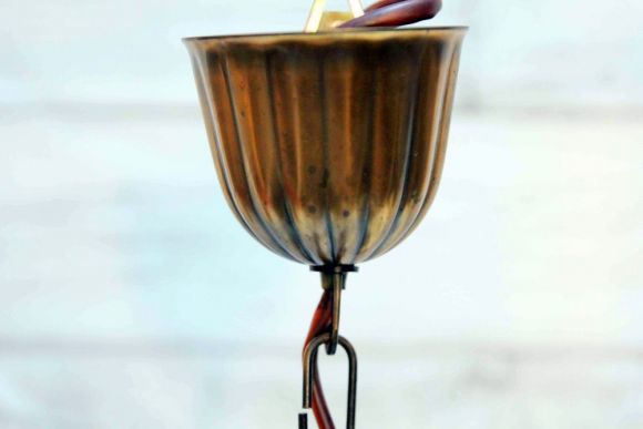 Антикварная люстра из бронзового литья. Европа. Начало 20 века