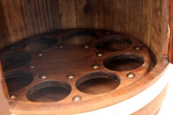 Замечательная  антикварная  бочка-бар. Европа. Начало 20 века