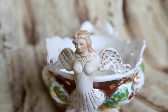 Антикварная потрясающая ваза - ладья для охлаждения шампанского