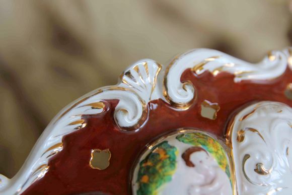 Антикварная потрясающая ваза - ладья для охлаждения шампанского