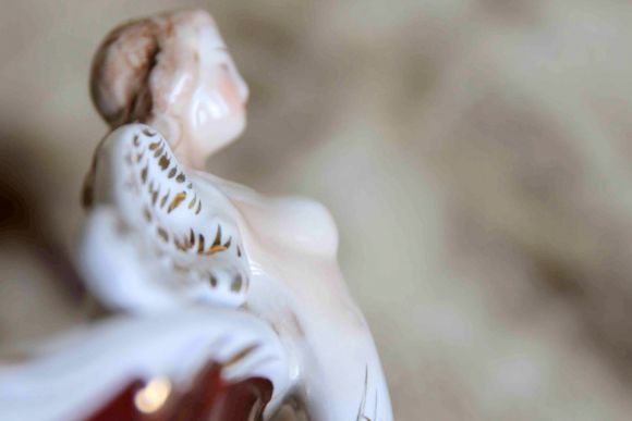 Антикварная потрясающая ваза - ладья для охлаждения шампанского