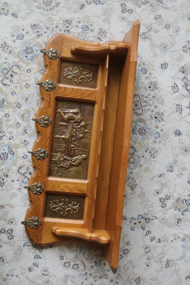 Очень интересная, антикварная вешалка. Европа. Начало 20 века