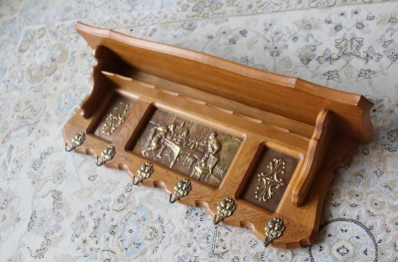 Очень интересная, антикварная вешалка. Европа. Начало 20 века