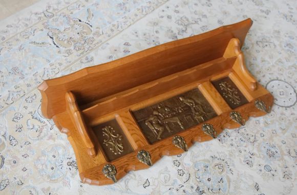 Очень интересная, антикварная вешалка. Европа. Начало 20 века