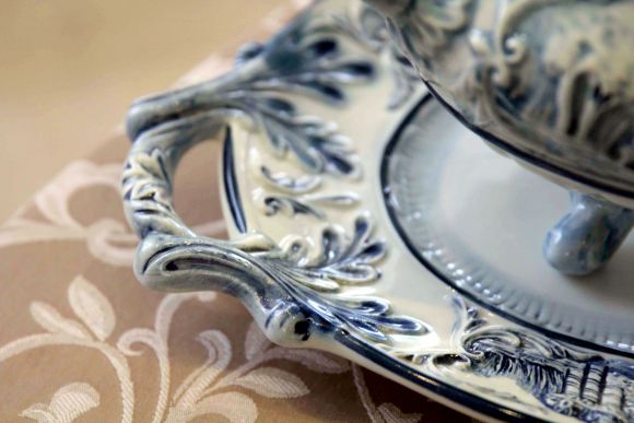 Итальянская винтажная супница Каподемонте