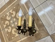 Красивые антикварные парные бра. Европа. Начало20 века