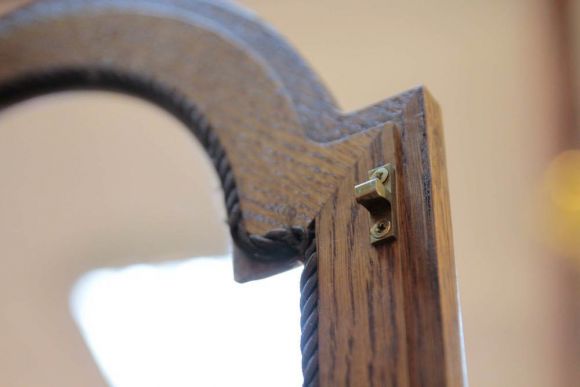 Винтажные дубовые напольные часы  с боем. Европа