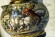 Антикварная люстра с изящой росписью. Франция. Конец 19 века