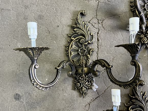 Великолепные антикварные бра 5 шт. Европа. Начало 20 в