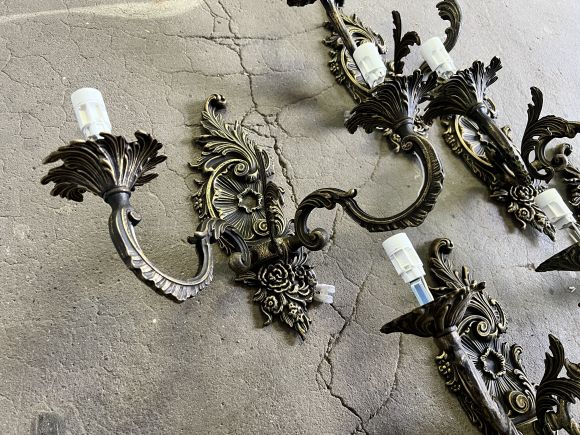 Великолепные антикварные бра 5 шт. Европа. Начало 20 в