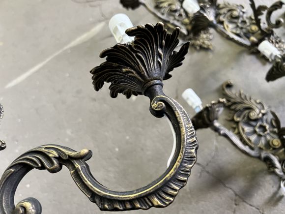 Великолепные антикварные бра 5 шт. Европа. Начало 20 в