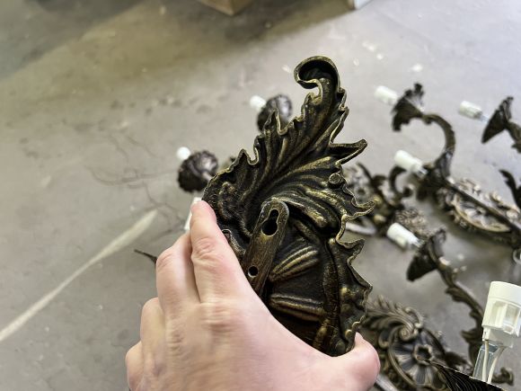 Великолепные антикварные бра 5 шт. Европа. Начало 20 в