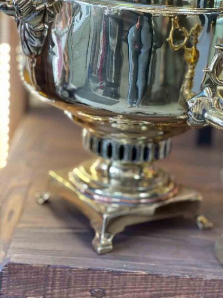 Самовар 19 века, Баташевы, медали. Фасон полуваза.