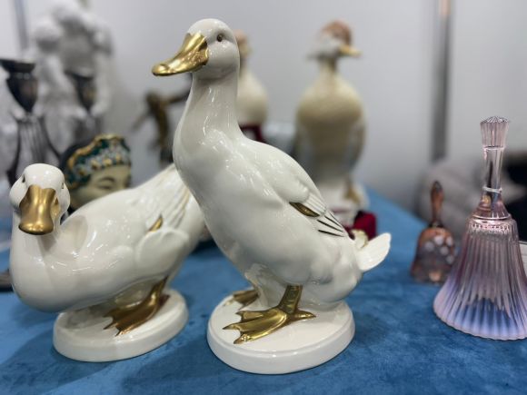 Очаровательные фарфоровые уточки Gobel .