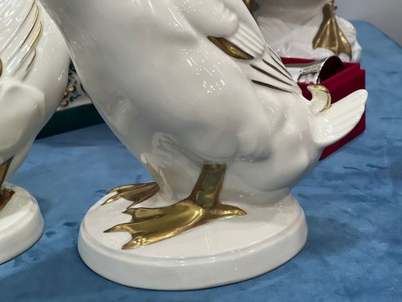 Очаровательные фарфоровые уточки Gobel .