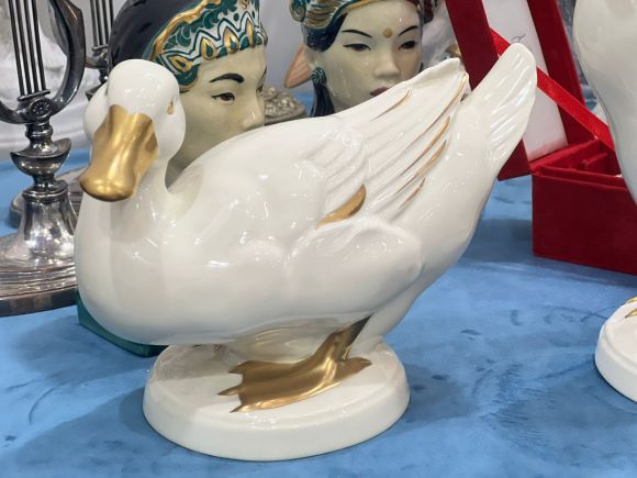 Очаровательные фарфоровые уточки Gobel .