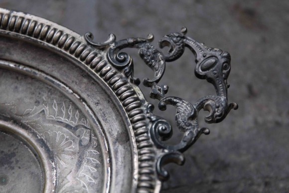 Изысканная, старинная ваза для фруктов. Европа. Конец 19 века