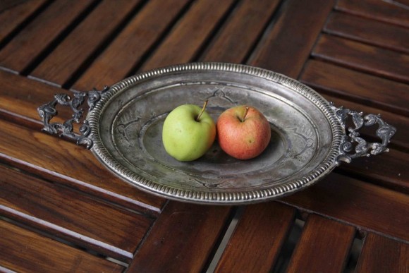 Изысканная, старинная ваза для фруктов. Европа. Конец 19 века