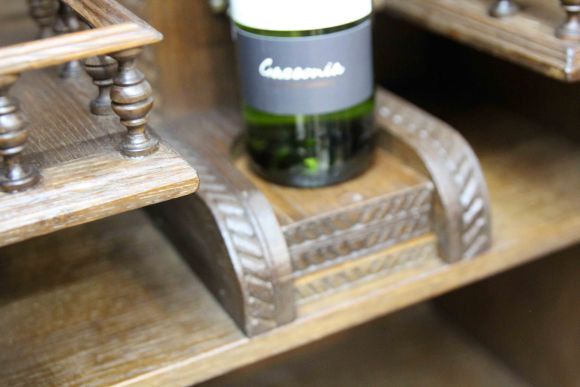 Старинный винный шкаф после реставрации