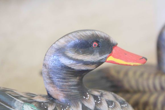 Деревянные уточки расписанные в ручную