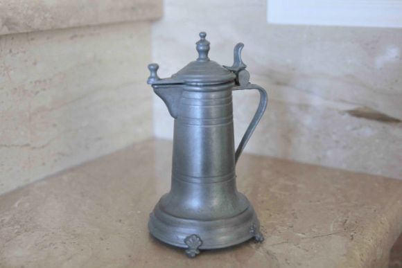 Старинный оловянный кувшин.Европа.Конец 19 века