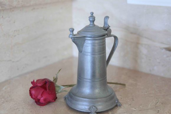 Старинный оловянный кувшин.Европа.Конец 19 века