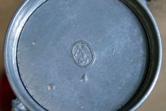 Старинный оловянный кувшин.Европа.Конец 19 века