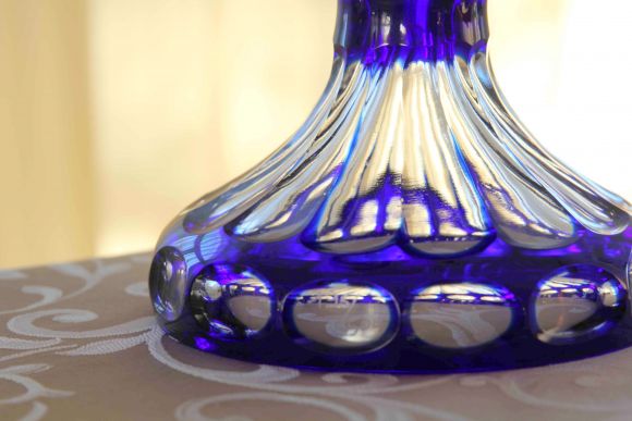 Шикарная огромная хрустальная ваза