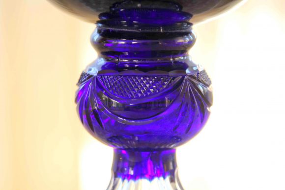 Шикарная огромная хрустальная ваза