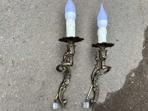 Интересные парные бра. Европа. Начало 20 века